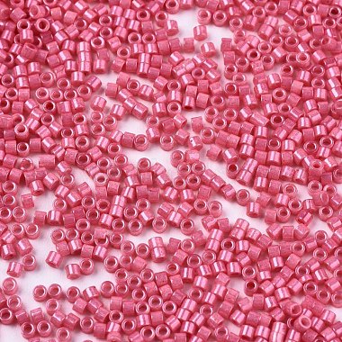11/0 Grade A Baking Paint Glass Seed Beads(SEED-S030-1034)-2