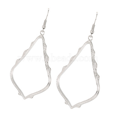 Hollow Teardrop Alloy Dangle Earrings(FS-WG02393-01)-4