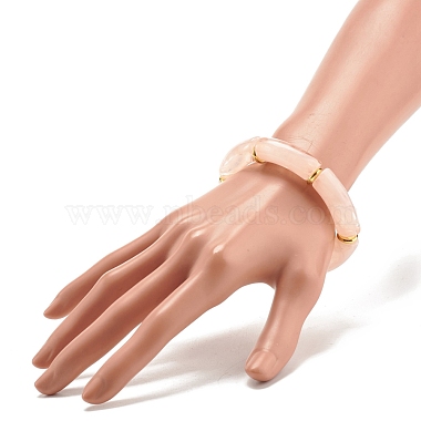 Acrylic Tube Beaded Stretch Bracelets(BJEW-JB07774-05)-3
