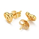 PVD Vacuum Plating 304 Stainless Steel Stud Earring for Women(STAS-D087-16G)-2