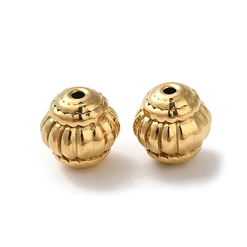 304 Stainless Steel Beads, Bicone, Real 18K Gold Plated, 8x8mm, Hole: 1.2mm