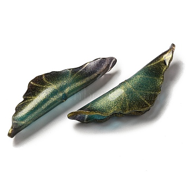 Leaf Opaque Acrylic Beads(SACR-C002-19)-3