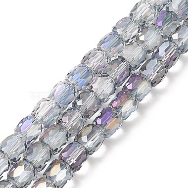 Purple Barrel Glass Beads