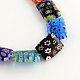 Rectangle Handmade Millefiori Glass Beads(LK-R004-59)-1