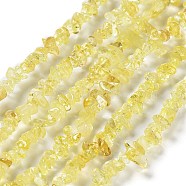 Natural Citrine Beads Strands, Chip, 1~5x3~16x3~5mm, Hole: 0.8~0.9mm, 29.92~32.68''(76~83cm)(G-E607-A07)