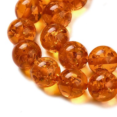 brins de perles d'ambre imitation résine(RESI-Z017-01C)-3