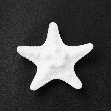 White Starfish Resin Cabochons