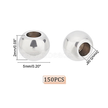 дикосметические 150шт 202 заглушки из нержавеющего шнура(STAS-DC0008-27)-2