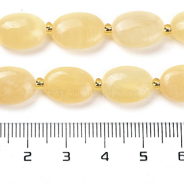 Natural Yellow Jade Beads Strands(G-H005-A05-02)-5