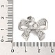 Brass Micro Pave Clear Cubic Zirconia Pendants(FIND-Z041-04P)-3