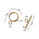 PVD Vacuum Plating 304 Stainless Steel Ring Toggle Clasps(STAS-CJ0001-46)-2