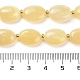 Natural Yellow Jade Beads Strands(G-H005-A05-02)-5