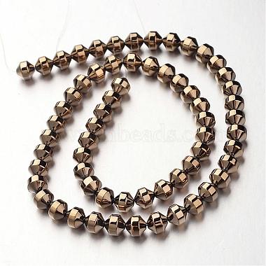 Electroplate Non-magnetic Synthetic Hematite Bead Strands(G-F300-31A-06)-2