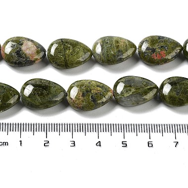 unakite naturelles brins de perles(G-L242-36)-5
