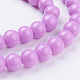 Chapelets de perles en verre peintes(X-DGLA-S071-8mm-35)-3