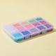 4200Pcs 15 Colors Bicone AB Color Plated Eco-Friendly Transparent Acrylic Beads(TACR-FS0001-25)-3