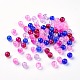 Perles de verre craquelé peintes(DGLA-X0006-6mm-02)-2