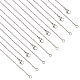 Набор ожерелий-цепочек из нержавеющей стали nbeads 20шт. 304 для мужчин и женщин(MAK-NB0001-15P)-1