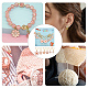 12Pcs 6 Style Alloy Enamel Sakura & Peach & Plum Blossom Charm Locking Stitch Markers(HJEW-PH01645)-6