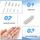 100Pcs 10 Style 304 Stainless Steel Steel Dowel Pin(STAS-GA0001-49)-3