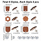 24Pcs 6 Style Wood Stud Earring Findings(WOOD-AR0001-32)-2