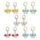 7 Pairs 7 Colors Alloy Dangle Leverback Earrings(EJEW-JE05716)-1