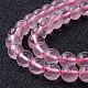 Chapelets de perles en quartz rose naturel(X-G-R173-8mm-04)-3