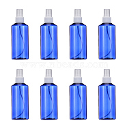 200ml Refillable PET Plastic Spray Bottles, Empty Pump Bottles for Liquid, Blue, 5.3x15.7cm, Capacity: 200ml(6.76 fl. oz)(TOOL-Q024-02C-02)