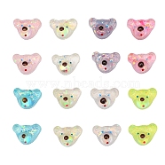 Transparent Resin Decoden Cabochons, Imitation Jelly, Bear, Mixed Color, 13x18mm, 8 colors, 2pcs/color, 16pcs/bag(RESI-CJ0001-128)