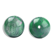 Resin Beads, Imitation Gemstone, Round, Sea Green, 19mm, Hole: 2~2.4mm(RESI-N034-26-M20)