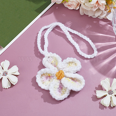 1Pc Polyester Flower Pendant Decorations(HJEW-SC0003-02B)-4