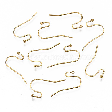 304 Stainless Steel Earring Hooks(X-STAS-S111-005G-NR)-3