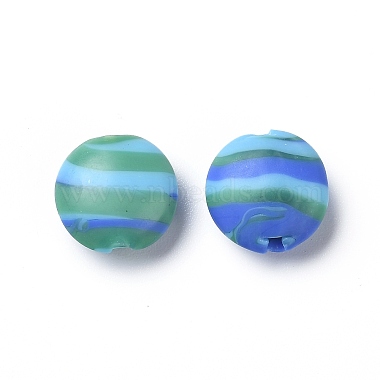 Handmade Frosted Lampwork Beads(LAMP-H058-03)-2
