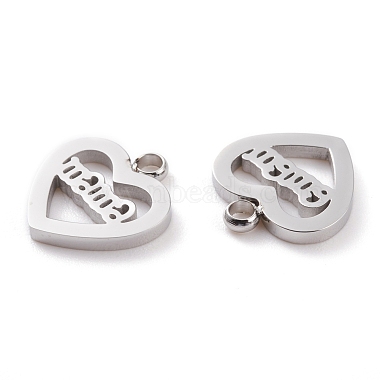 Non-Tarnish 304 Stainless Steel Charms(STAS-Y002-03P)-2