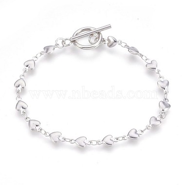 Tarnish Resistant 304 Stainless Steel Link Chain Bracelets(BJEW-P237-30P)-6