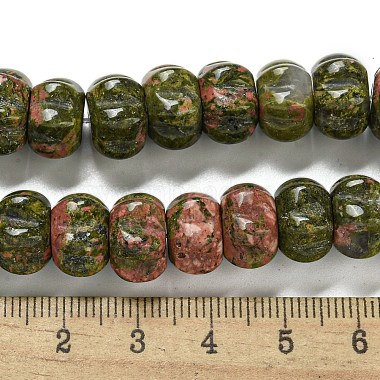 unakite naturelles brins de perles(G-G142-A09-01)-5