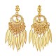 Bohemia Zinc Alloy Clip-on Earrings(EJEW-C089-01J-G)-1