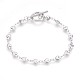 Tarnish Resistant 304 Stainless Steel Link Chain Bracelets(BJEW-P237-30P)-6