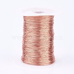 Eco-Friendly Copper Wire, Copper Beading Wire for Jewelry Making, Raw(Unplated), 28 Gauge, 0.3mm, about 3215.22 Feet(980m)/500g(CWIR-K001-01-0.3mm-RG)