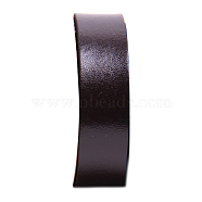 Leather Jewelry Cord, Jewelry DIY Making Material, Coconut Brown, 25x2mm, about 80cm/pc(WL-WH0008-03D-02)