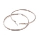 Tarnish Resistant 201 Stainless Steel Big Hoop Earrings with 304 Stainless Steel Pins for Women(EJEW-E146-07P)-2