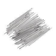 Iron Tapestry Needles, Platinum, 60x1.25mm, Hole: 8x1mm(TOOL-R046-60x1.25mm-01)