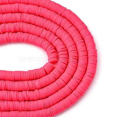 Chapelets de perle en pâte polymère manuel(CLAY-R089-8mm-Q073)-2