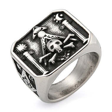 Skull 304 Stainless Steel Finger Rings