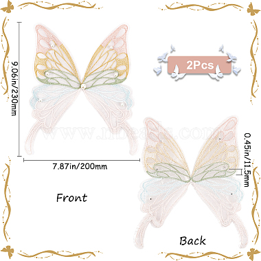 Ppolyester & Resin Thread Iron on/Sew On Patches(PATC-WH20007-06D)-2