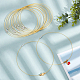 50Pcs Stainless Steel Wire Necklace Cord DIY Jewelry Making(TWIR-NB0001-03)-5