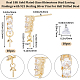 10Pcs Brass Glass Rhinestone Stud Earring Findings(KK-BBC0009-24)-2