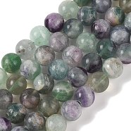 Natural Fluorite Beads Strands, Round, Grade AB, 12mm, Hole: 1.2mm, about 31pcs/strand, 14.76''(37.5cm)(G-P530-B04-05)