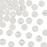 Natural Quartz Crystal Beads, Rock Crystal Beads, Round, 8mm, Hole: 2.5mm, 36pcs/box(G-OC0003-85B)