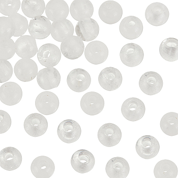 Natural Quartz Crystal Beads, Rock Crystal Beads, Round, 8mm, Hole: 2.5mm, 36pcs/box